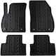 Apesan Set of Front and Rear Mats 4pcs for Opel Zafira 2011-2019 Black