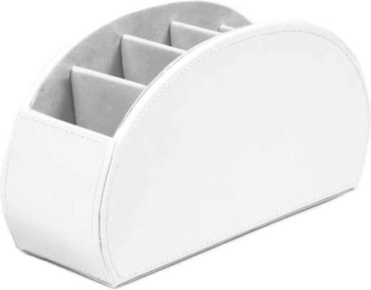 Leather Office Organizer in White Colour 22.5x8x12cm 1 Piece