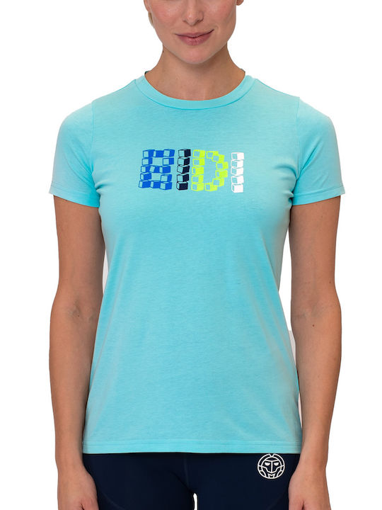 Bidi Badu Damen Sportlich T-shirt Aqua