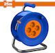 Wadfow Extension Reel Cord 3 x 1.5mm²/25m Blue