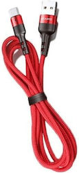 Usams USB-A to Lightning Cable Κόκκινο 1m (US-SJ311)