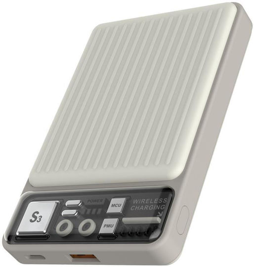 Devia Power Bank 10000mAh 22.5W mit USB-A Anschluss Stromlieferung Weiß
