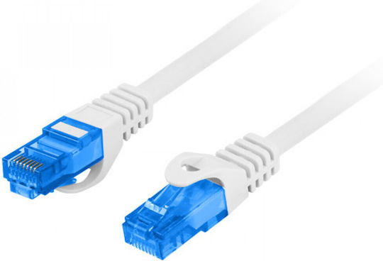 Lanberg S/FTP Cat.6a (Gigabit) Мрежов Кабел Ethernet 3m Сив