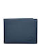 Neptune Δερμάτινο Ανδρικό Πορτοφόλι με RFID Navy/Grey