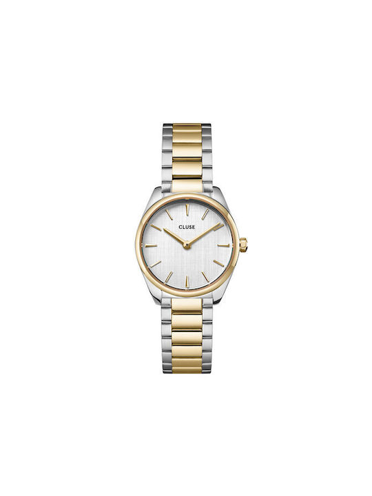 Cluse Petite Watch with Gold Metal Bracelet