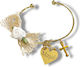 The Art of Beading Christening Charm Handcuff Metal White 1 Piece MARTYRIKA61A