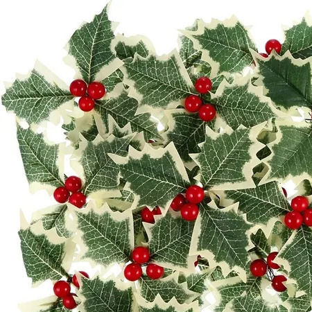Christmas Decorative Mistletoe 13cm Leaves 25pcs