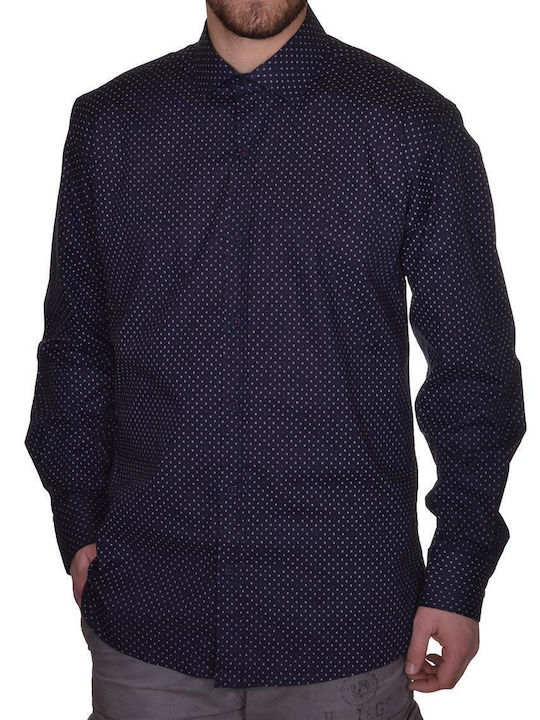 Luigi Men's Shirt Long Sleeve Blue