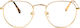 Damen Metallisches Brillengestell Gold VLOGLT9108C2