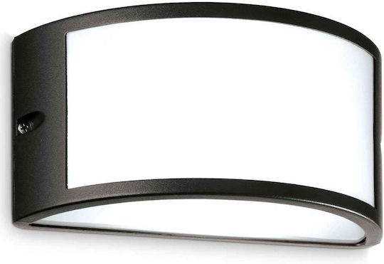 Ideal Lux Επιτοίχια Χελώνα Εξωτερική E27 IP44 25x13x12εκ.
