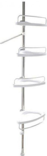 ForHome Corner Wall Mounted Bathroom Shelf Metallic Blue
