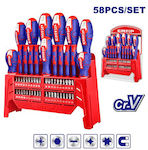 Emtop Set 58 Screwdrivers