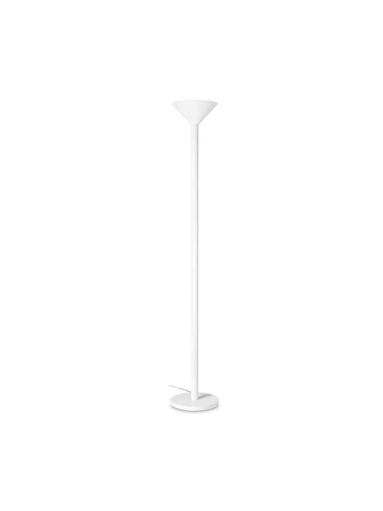 Ideal Lux Floor Lamp H169.5xW30cm. with Socket for Bulb E27 White