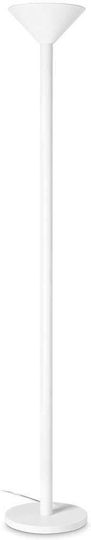 Ideal Lux Floor Lamp H169.5xW30cm. with Socket for Bulb E27 White