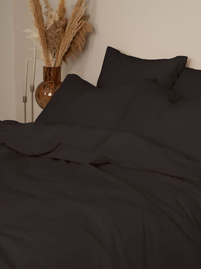 Sunshine Cotton Feelings 151 Σετ Υπέρδιπλο 4τμχ 170x205+30εκ. με Λάστιχο Black Sunshine Cotton Feelings 151 Σετ Υπέρδιπλο 4τμχ 170x205+30εκ. με Λάστιχο Black