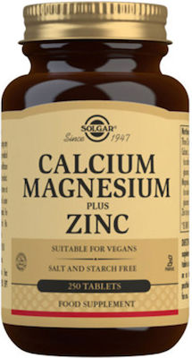 Solgar Calcium Magnesium Plus Zinc 250 file