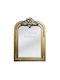 Besty Decor Като Огледало за Стена с Златист Дърво Рамка 97x64см 1бр