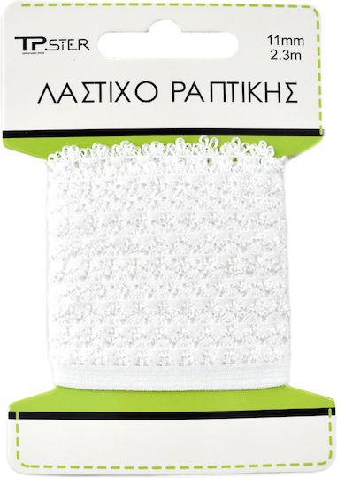 Tpster Elastic de Cusut Alb 1.1x230cm.