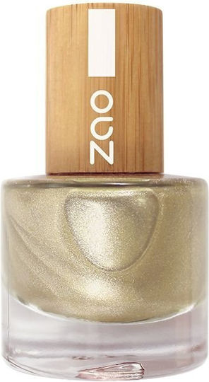 Zao Organic Makeup Glossy Nail Polish 686 Dore 8ml