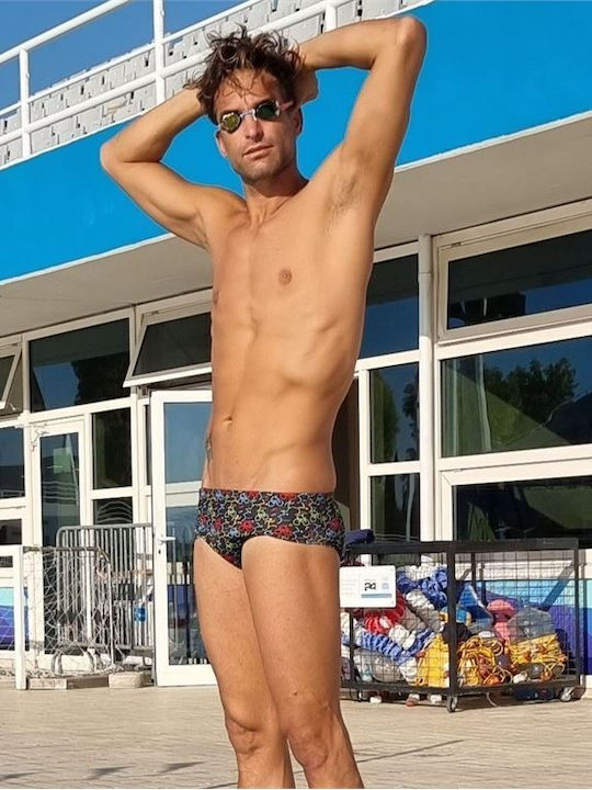 iDrymonakos Wellness Ανδρικό Μαγιό Σορτς Πολύχρωμο