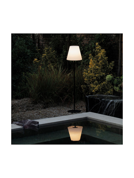 Ideal Lux Metal Table Lamp for Socket E27 with Black Shade and Base