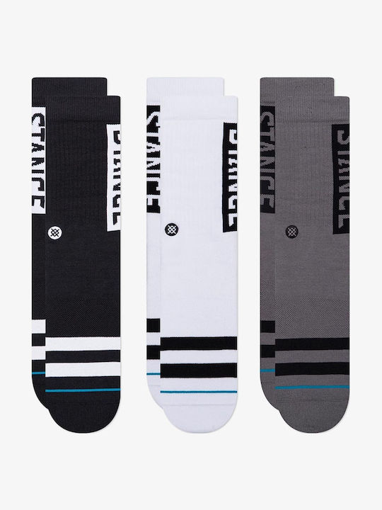 Stance The Og 3 Αθλητικές Κάλτσες Μαύρες 3 Ζεύγη