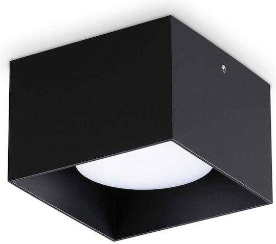 Ideal Lux Μονό Σποτ με Ντουί GX53 σε Μαύρο Χρώμα