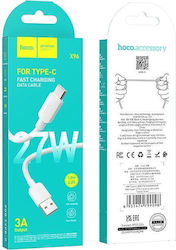 Hoco X96 USB 2.0 USB-C männlich - USB-A 27W 1m (HC-X96TWH) Hoco X96 USB 2.0 USB-C männlich - USB-A 27W 1m (HC-X96TWH)