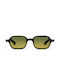 Marrakech Unisex Γυαλιά Ηλίου με Κοκκάλινο Σκελετό Black Yellow