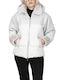 Oakwood Women's Short Puffer Jacket for Winter Gray