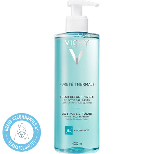 Vichy Purete Thermale Fresh Cleansing Gel B3 & Niacinamide Gel Καθαρισμού Προσώπου 400ml