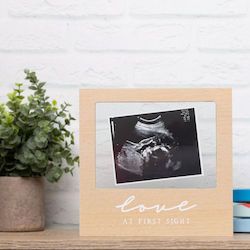 Pearhead Erinnerungsrahmen für Babys Love aus Holz
