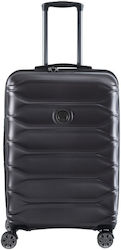 Delsey Expandable Medium Travel Suitcase Hard Cappuccino with 4 Wheels Height 68cm 386981006