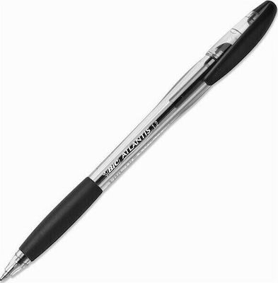 Bic Atlantis Stic Pen Ballpoint with Black Ink