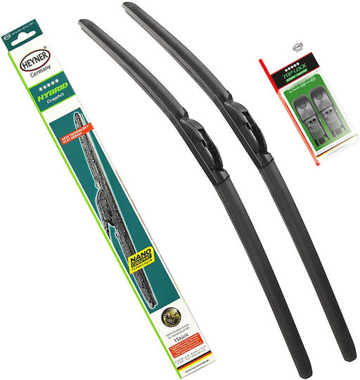 Heyner Hybrid Front Set Car Wiper Blades 760mm 700mm for Renault Espace
