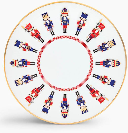 Ionia Ornament de masă de Crăciun Platou De porțelan D32cm.