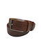 Kouros Men's Leather Belt Brown