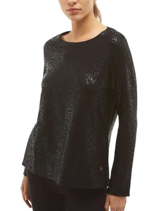 Bluza Damă Mânecă Lungă Animal Print Multicolor