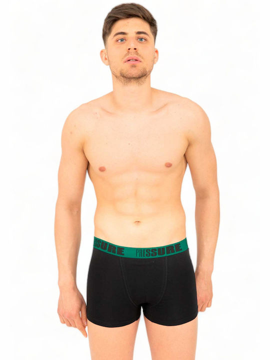 Herren Boxershorts black olive green 1Packung