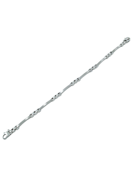 Bracelet Chain made of White Gold 14K