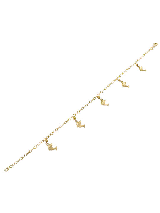 Bracelet Chain made of Gold 14K