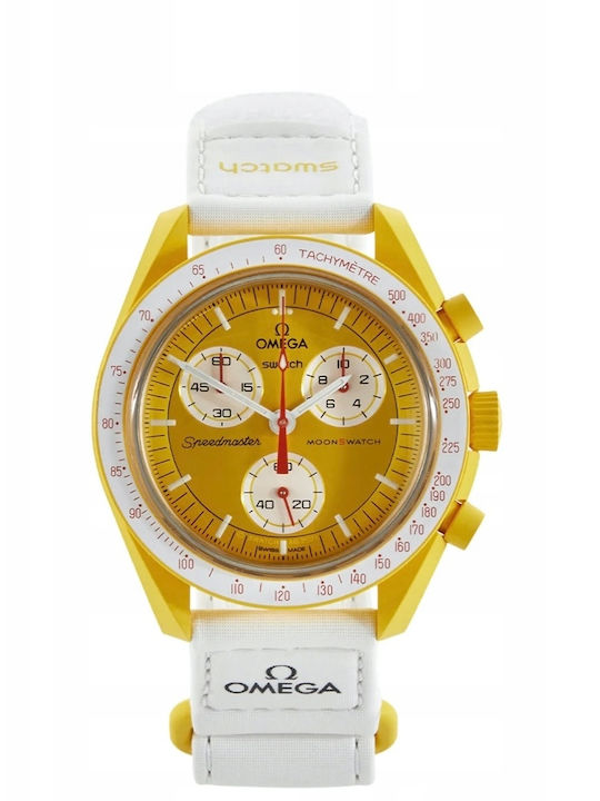 Swatch Moonswatch Mission Мъжки Часовник На Бат...