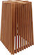 HomeMarkt Frantz Wooden Table Stand Natural 60x...