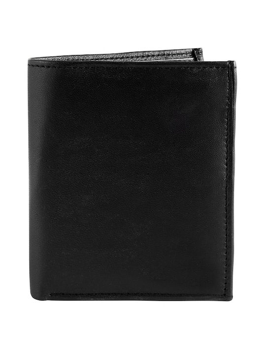 Steinmeister Men's Leather Wallet Black