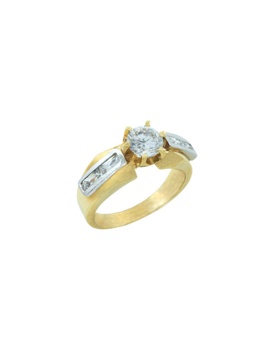 Single Stone from Gold 14K