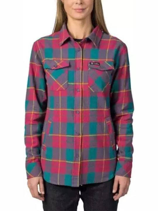 Rafiki Women's Checked Midi Overshirt