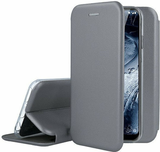 Forcell Възможност Книга Изкуствена кожа Сив (Nokia 6.1)