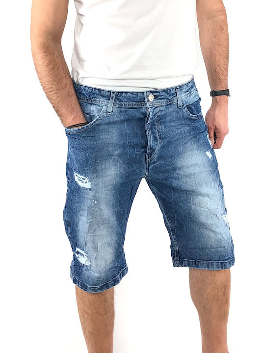 Back2jeans Men's Shorts Jeans Light Blue