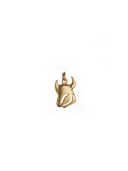 Q-Jewellery Παιδικό Μοτίφ Ζώδιο από Χρυσό 14K 438386