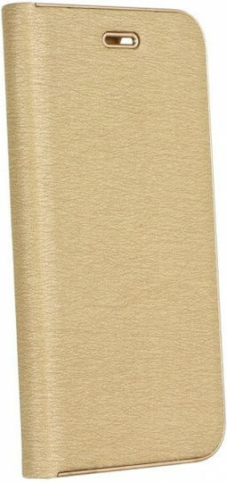 Vennus Book Δερματίνης Χρυσό (Galaxy J6+)